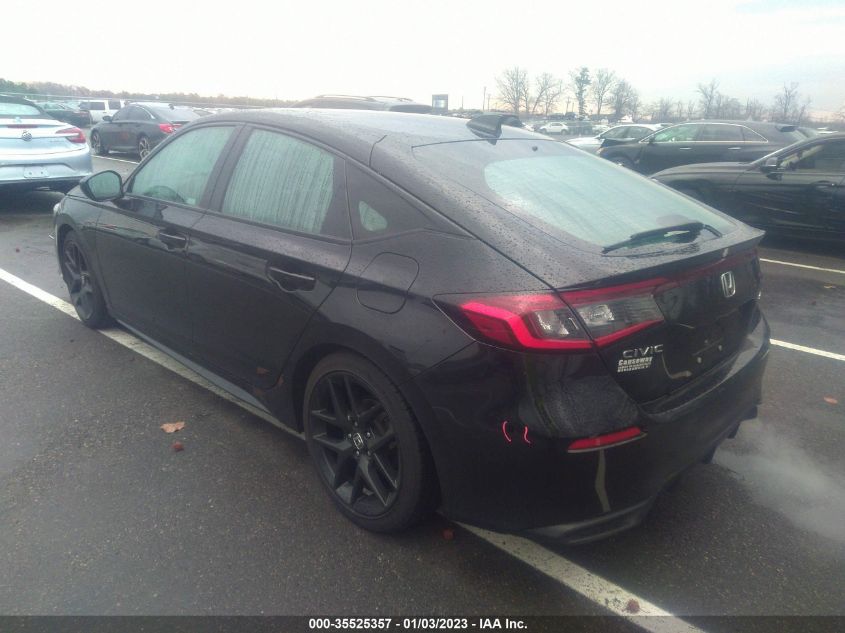 2022 HONDA CIVIC HATCHBACK SPORT VIN: 19XFL2H84NE002629