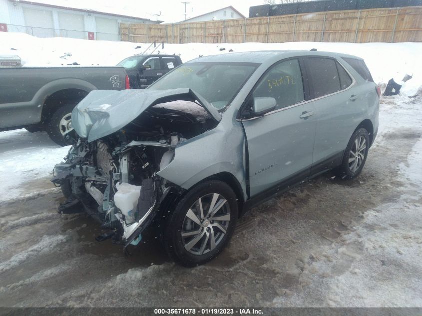 2022 CHEVROLET EQUINOX LT VIN: 2GNAXUEV7N6111534