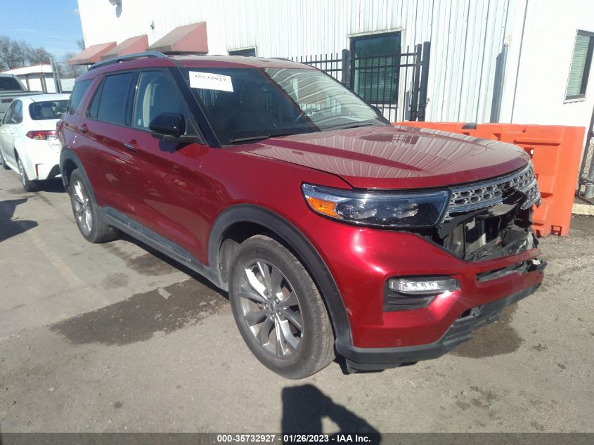 2021 FORD EXPLORER LIMITED VIN: 1FMSK8FH0MGB36555