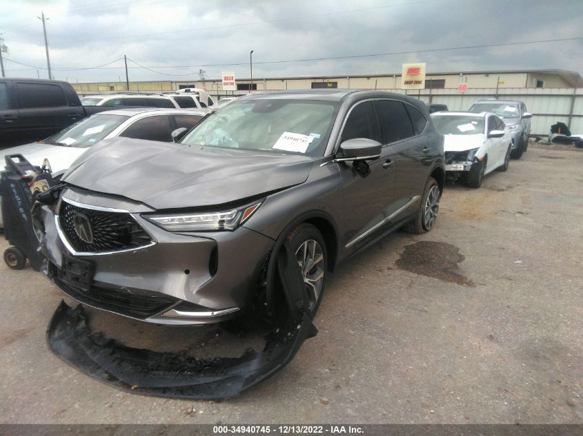 2023 ACURA MDX W/TECHNOLOGY PACKAGE VIN: 5J8YD9H46PL001926