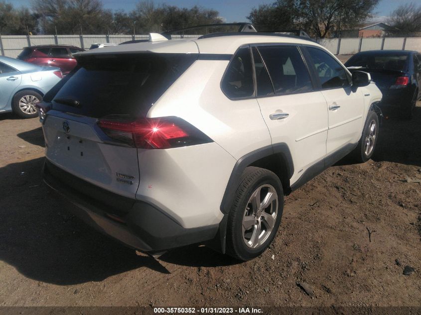 2021 TOYOTA RAV4 HYBRID LIMITED VIN: JTMD6RFV7MJ007499