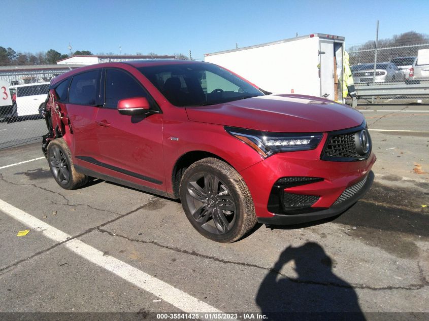 2021 ACURA RDX W/A-SPEC PACKAGE VIN: 5J8TC1H61ML021562