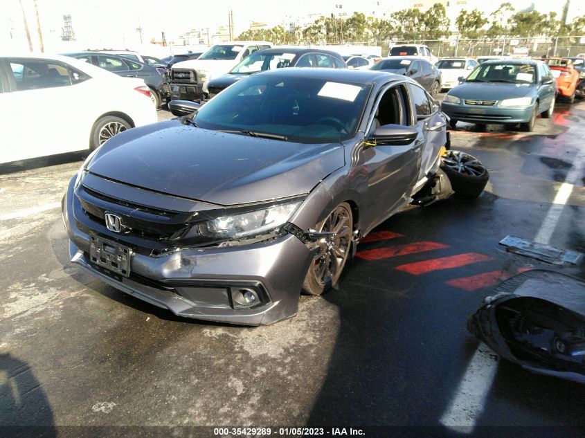 2020 HONDA CIVIC SEDAN SPORT VIN: 2HGFC2F80LH542288