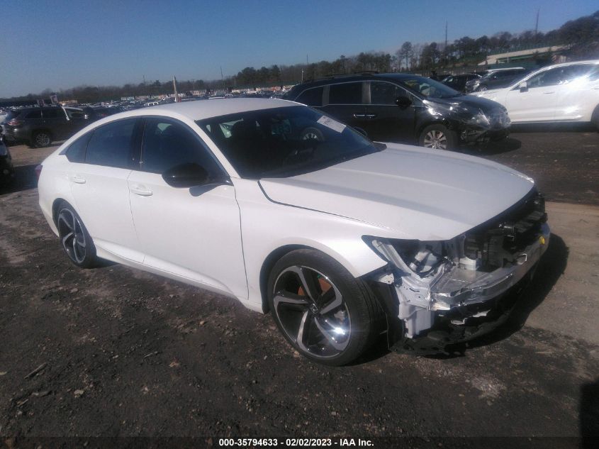 2022 HONDA ACCORD SEDAN SPORT VIN: 1HGCV1F35NA016414