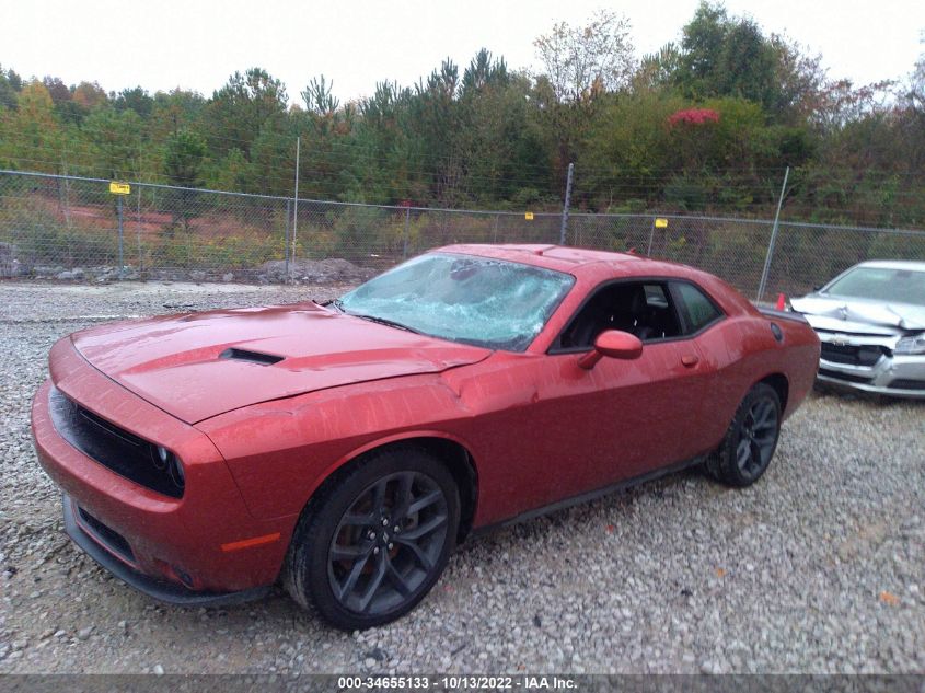 2021 DODGE CHALLENGER SXT VIN: 2C3CDZAG8MH572618
