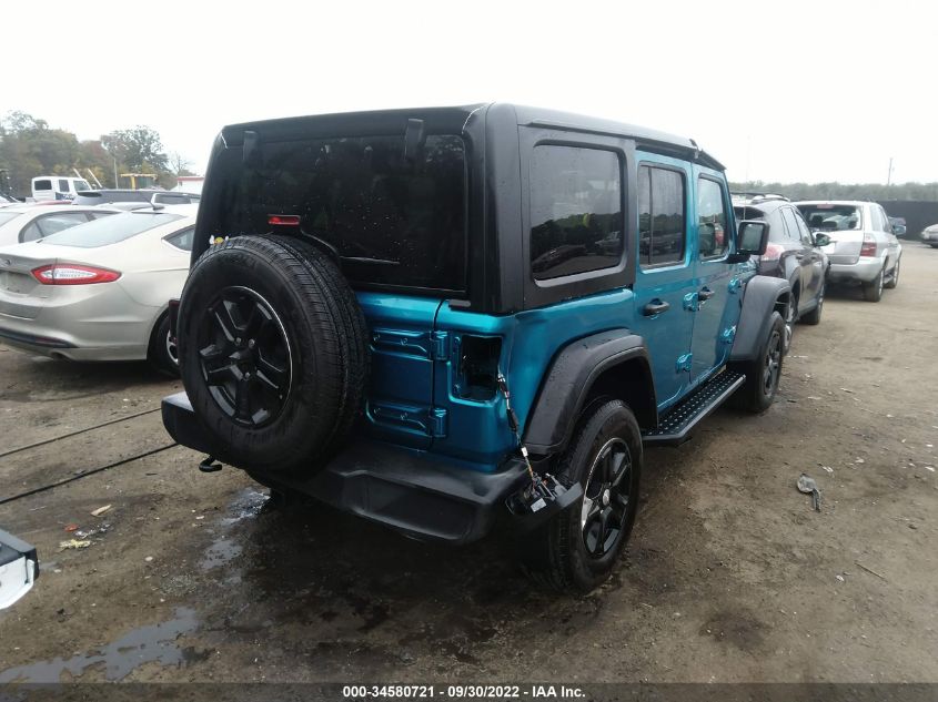 2020 JEEP WRANGLER UNLIMITED SPORT S VIN: 1C4HJXDG0LW119314