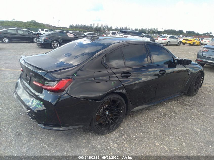 2021 BMW M3 VIN: WBS53AY07MFL44167