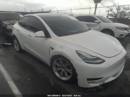 2022 TESLA MODEL Y LONG RANGE VIN: 7SAYGDEE0NF331442