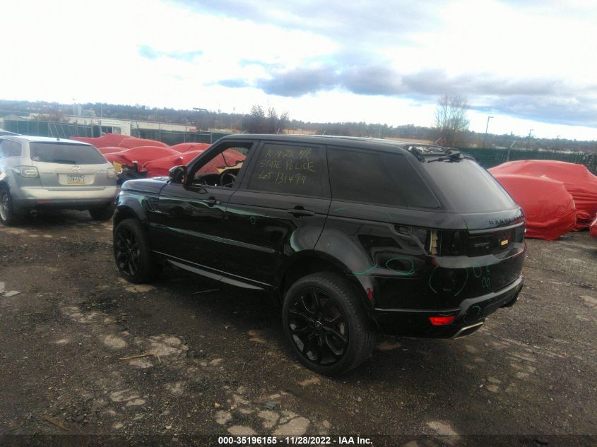 2021 LAND ROVER RANGE ROVER SPORT HSE SILVER EDITION VIN: SALWR2SU3MA756832