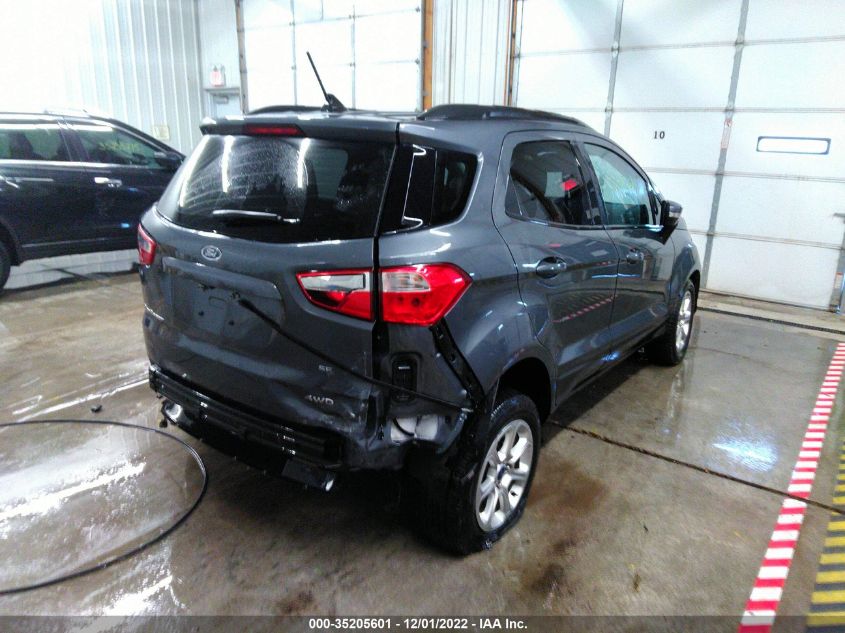 2020 FORD ECOSPORT SE VIN: MAJ6S3GL2LC326929
