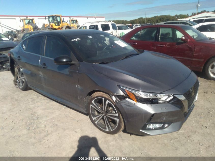 2021 NISSAN SENTRA SR VIN: 3N1AB8DV1MY212522