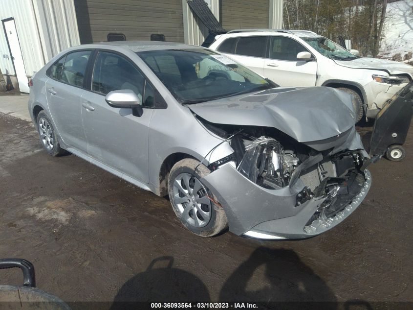 2022 TOYOTA COROLLA LE VIN: 5YFEPMAE1NP314661
