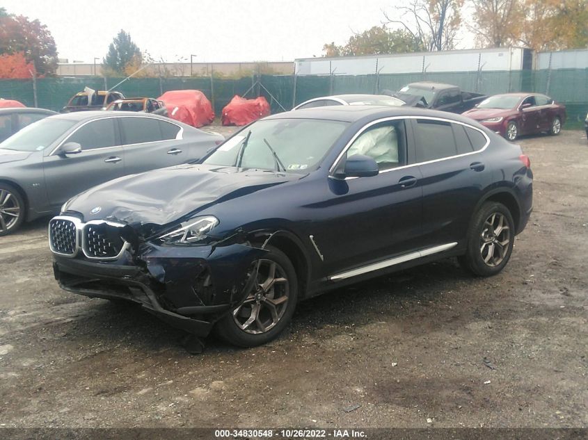 2022 BMW X4 XDRIVE30I VIN: 5UX33DT04N9M15380