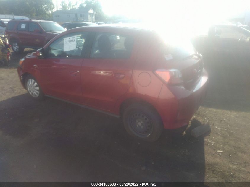 2021 MITSUBISHI MIRAGE ES/LE/CARBONITE EDITION VIN: ML32AUHJ5MH005957