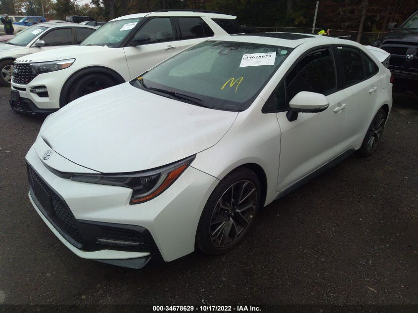 2022 TOYOTA COROLLA SE/SE NIGHTSHADE/APEX SE VIN: 5YFP4MCE1NP124079