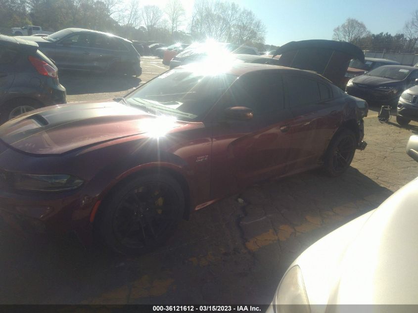 2022 DODGE CHARGER SCAT PACK WIDEBODY VIN: 2C3CDXGJ8NH122136