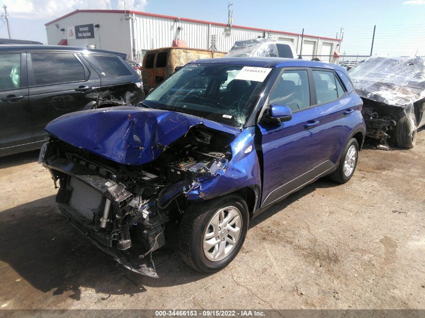 2022 HYUNDAI VENUE SE VIN: KMHRB8A37NU163376