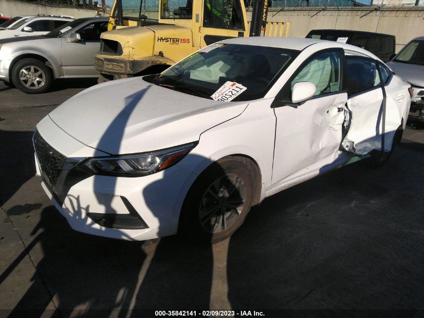 2022 NISSAN SENTRA SV VIN: 3N1AB8CV6NY268443