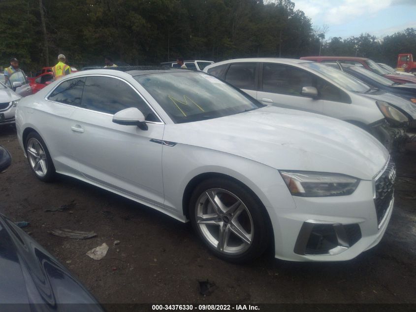 2021 AUDI A5 COUPE S LINE PREMIUM PLUS VIN: WAUTAAF55MA063241