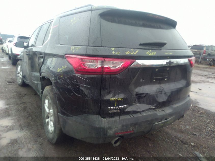 2021 CHEVROLET TRAVERSE LT CLOTH VIN: 1GNERGKW9MJ141971