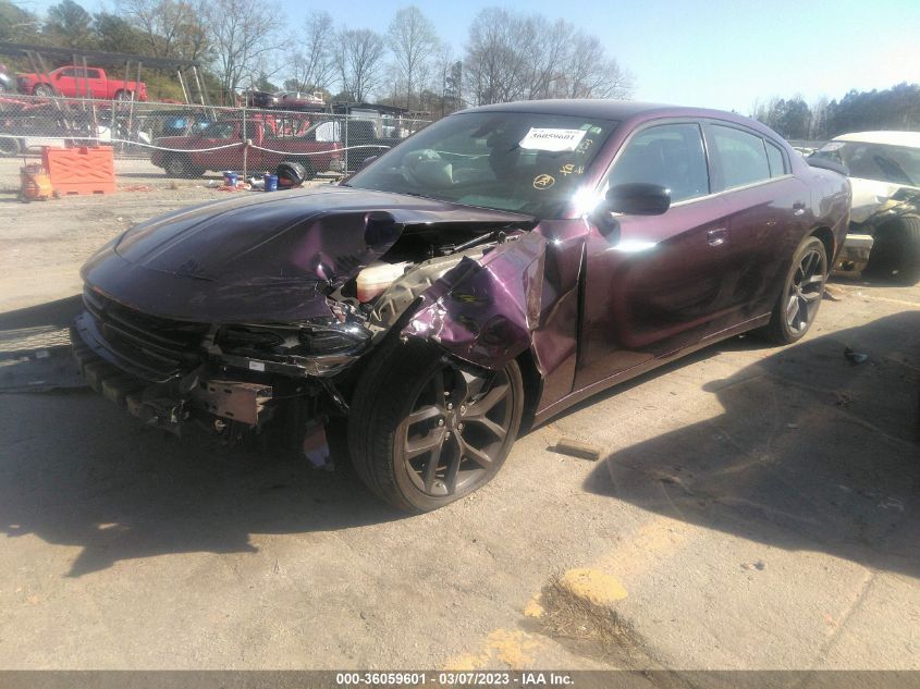 2022 DODGE CHARGER SXT VIN: 2C3CDXBGXNH110646