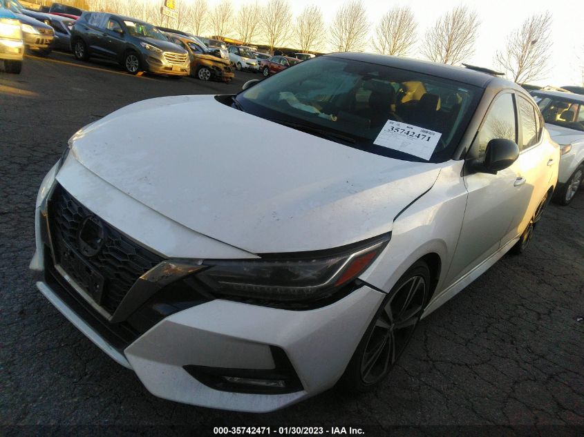 2022 NISSAN SENTRA SR VIN: 3N1AB8DV1NY231721