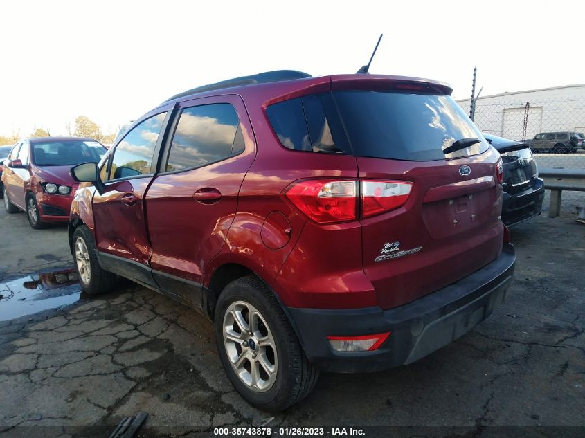 2021 FORD ECOSPORT SE VIN: MAJ3S2GE1MC439979