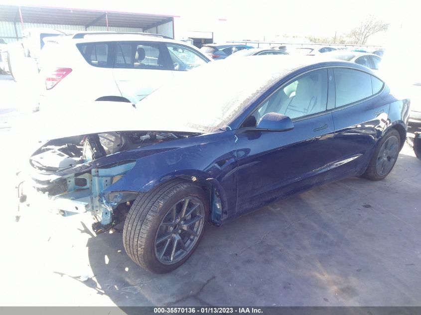 2022 TESLA MODEL 3 VIN: 5YJ3E1EA7NF347114