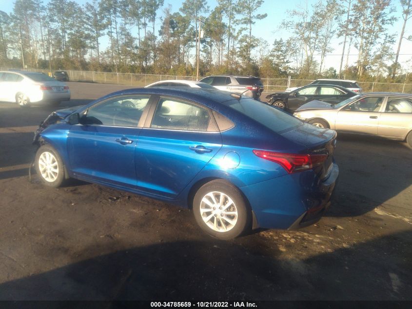 2021 HYUNDAI ACCENT SEL VIN: 3KPC24A62ME150223