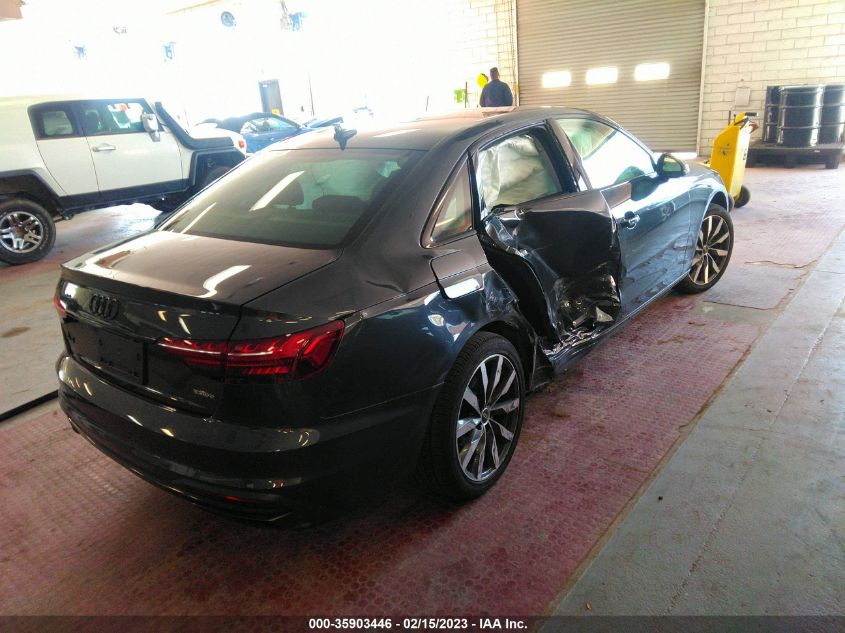 2022 AUDI A4 SEDAN PREMIUM PLUS VIN: WAUBBAF4XNN008410