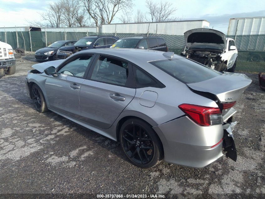 2022 HONDA CIVIC SEDAN SPORT VIN: 2HGFE2F58NH530134