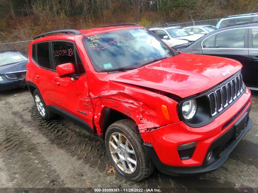 2020 JEEP RENEGADE LATITUDE VIN: ZACNJBBB9LPL11774