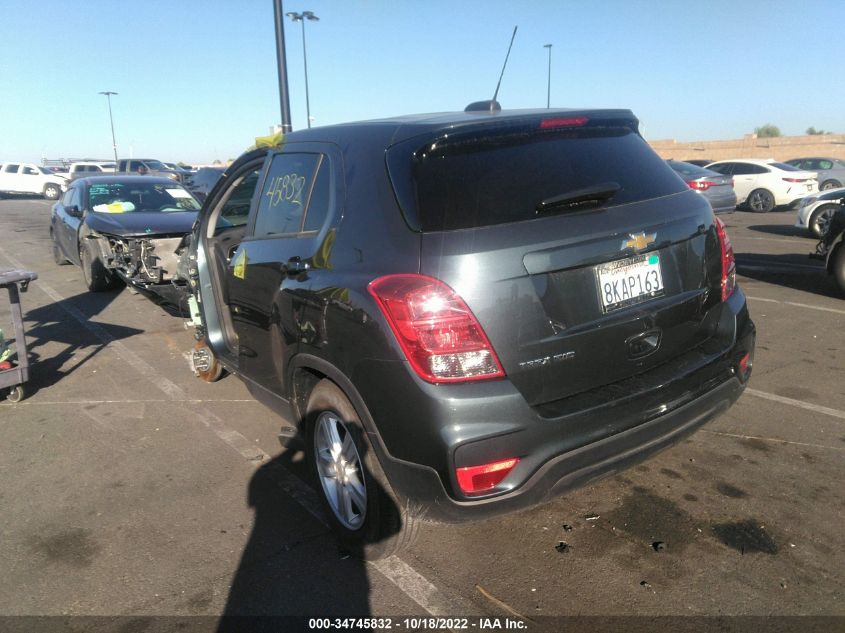 2021 CHEVROLET TRAX LS VIN: KL7CJNSBXMB306863