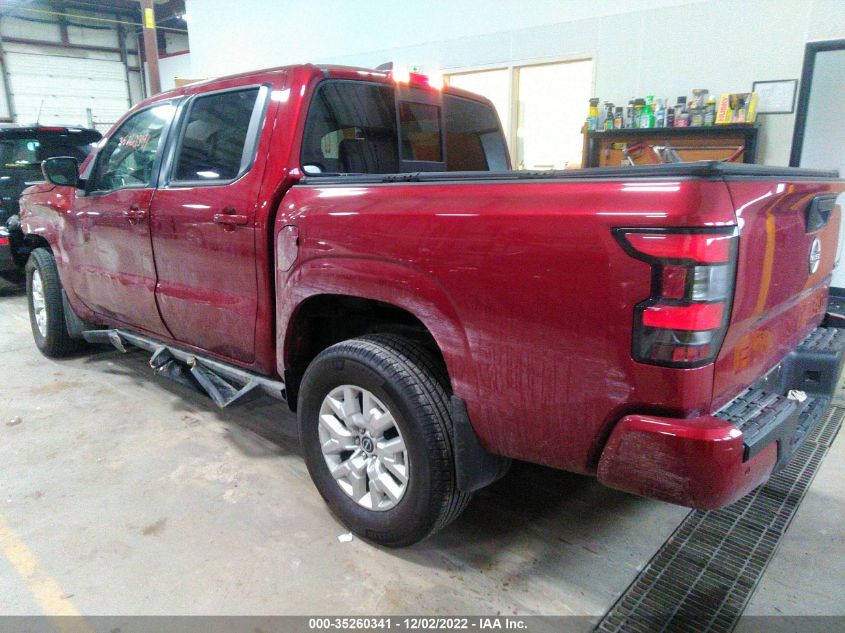 2022 NISSAN FRONTIER SV VIN: 1N6ED1EK4NN667252