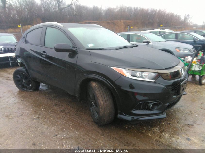 2022 HONDA HR-V SPORT VIN: 3CZRU6H17NM772196