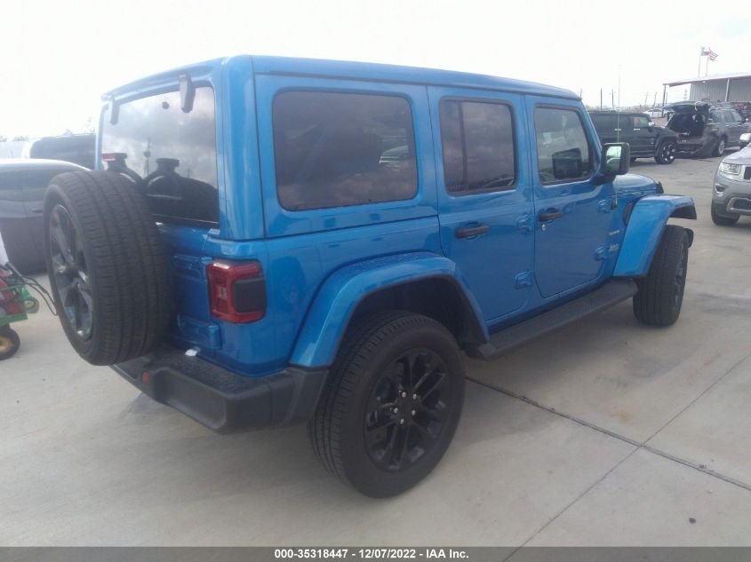 2022 JEEP WRANGLER 4XE UNLIMITED SAHARA VIN: 1C4JJXP69NW271700