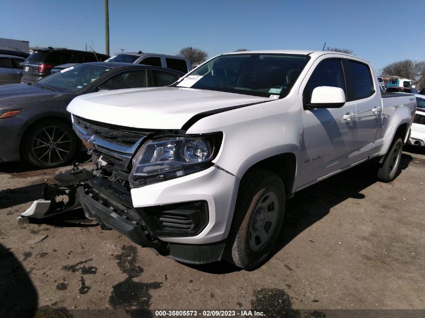 2022 CHEVROLET COLORADO 4WD WORK TRUCK VIN: 1GCGTBEN3N1123668