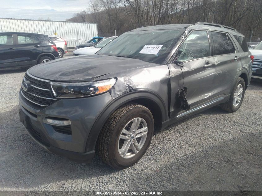 2022 FORD EXPLORER XLT VIN: 1FMSK8DHXNGA82377