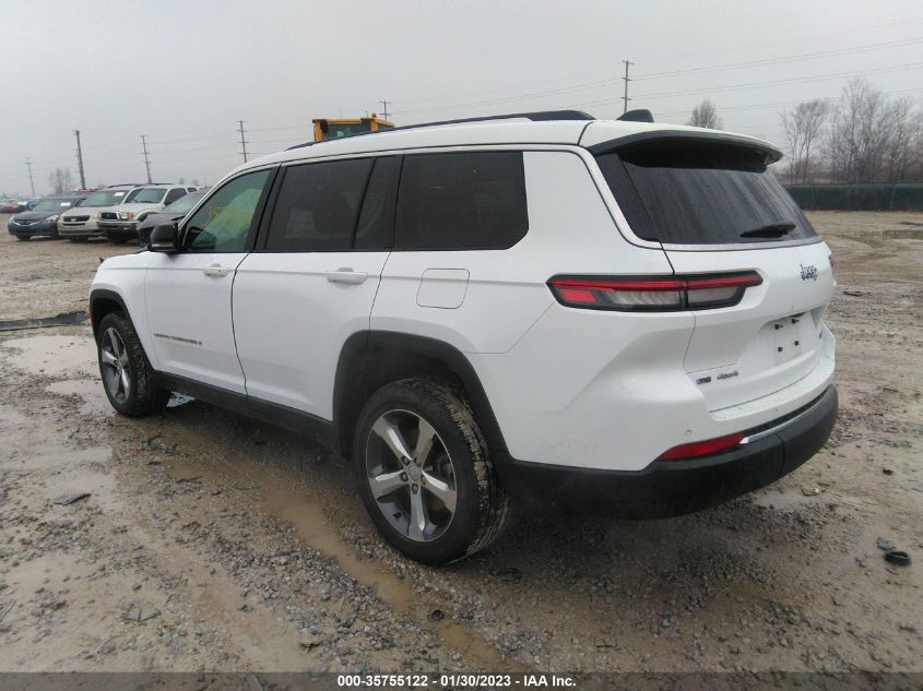 2021 JEEP GRAND CHEROKEE L LIMITED VIN: 1C4RJKBG9M8171329