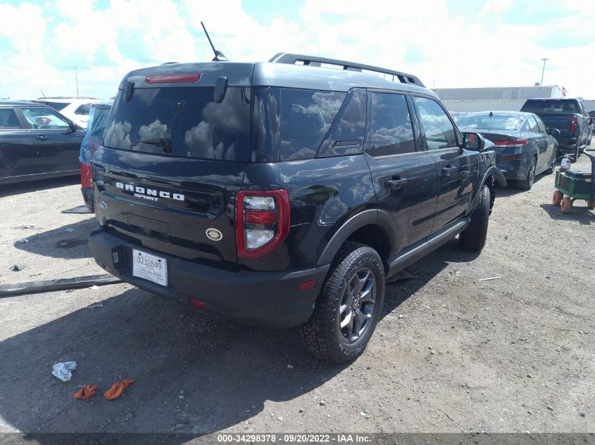 2022 FORD BRONCO SPORT BADLANDS VIN: 3FMCR9D91NRD47937