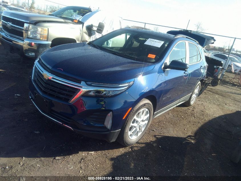 2022 CHEVROLET EQUINOX LT VIN: 3GNAXKEVXNL301036