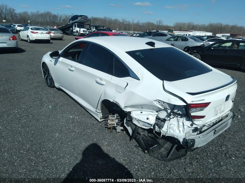 2022 HONDA ACCORD HYBRID SPORT VIN: 1HGCV3F2XNA012362