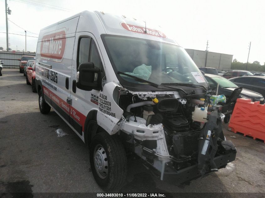 2021 RAM PROMASTER CARGO VAN VIN: 3C6LRVDG0ME585769
