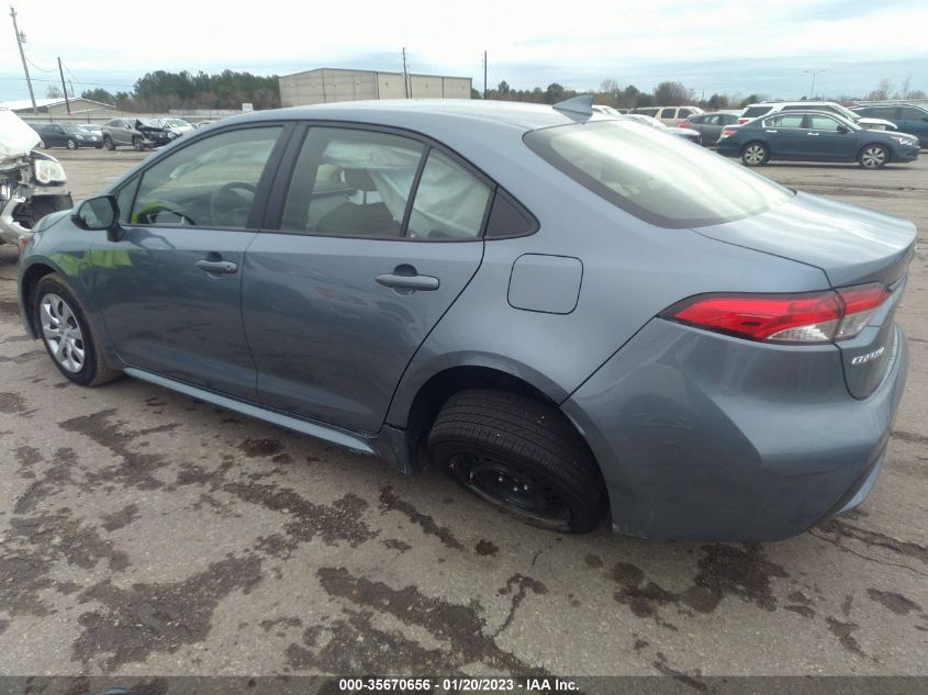 2022 TOYOTA COROLLA LE VIN: JTDEPMAE0N3027613