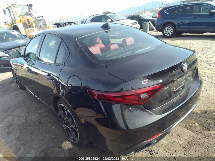 2022 ALFA ROMEO GIULIA VELOCE VIN: ZARFAMBN2N7656115