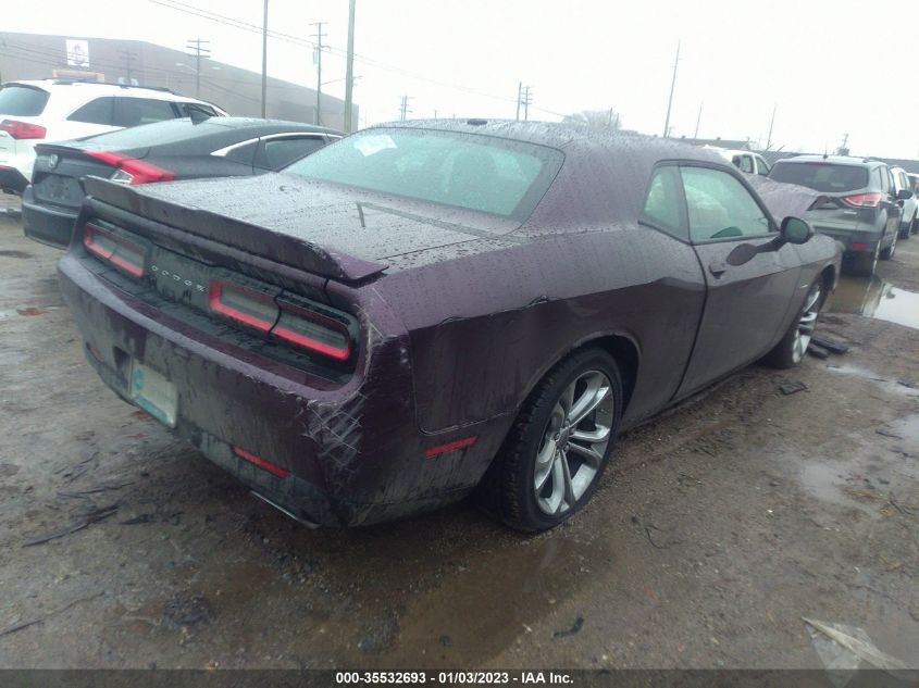 2022 DODGE CHALLENGER R/T VIN: 2C3CDZBT6NH155589