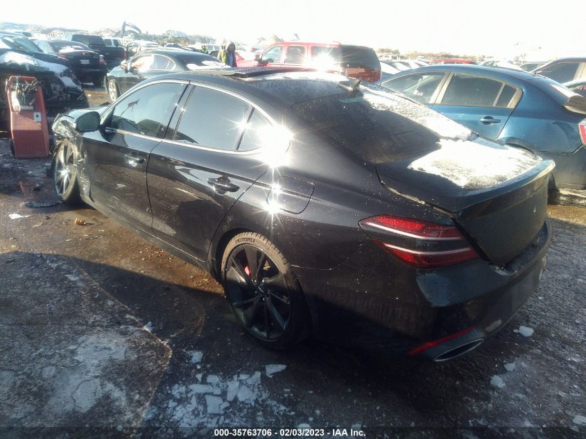 2023 GENESIS G70 3.3T VIN: KMTG54TE2PU106033