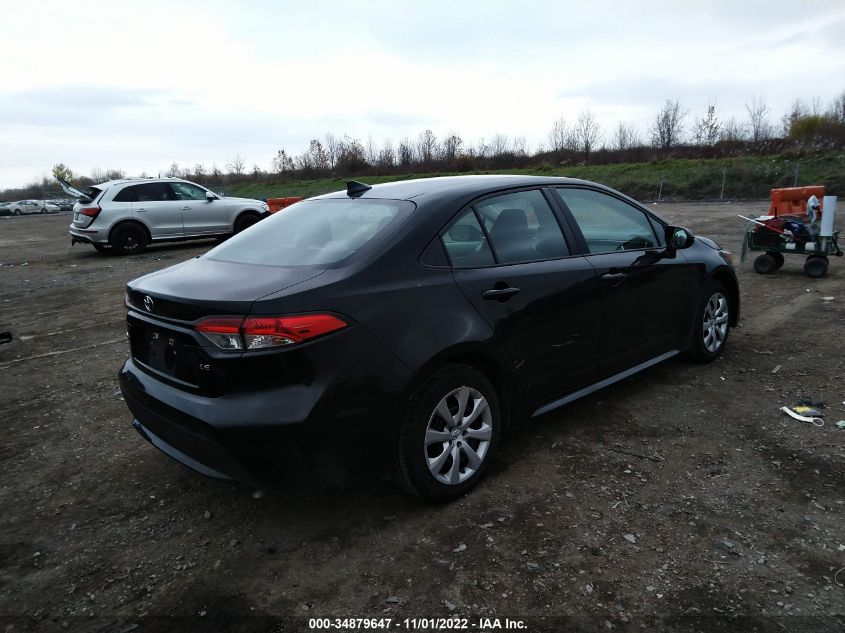 2021 TOYOTA COROLLA LE VIN: 5YFEPMAE1MP187862