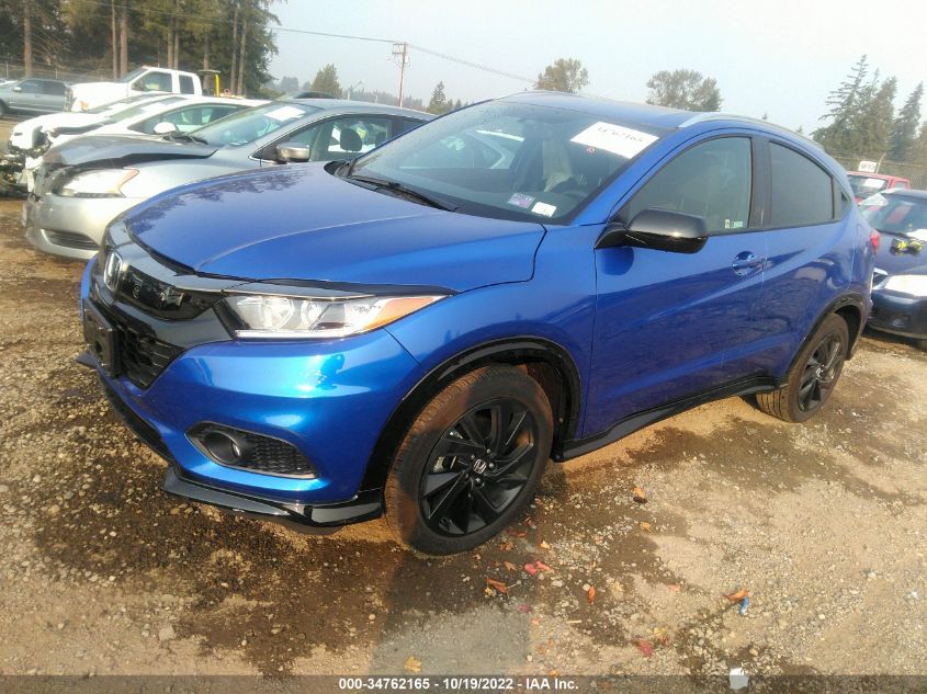 2021 HONDA HR-V SPORT VIN: 3CZRU6H14MM746203