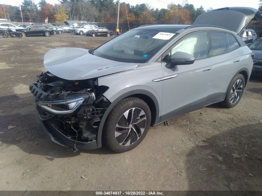 2021 VOLKSWAGEN ID.4 PRO S VIN: WVGTMPE28MP056555